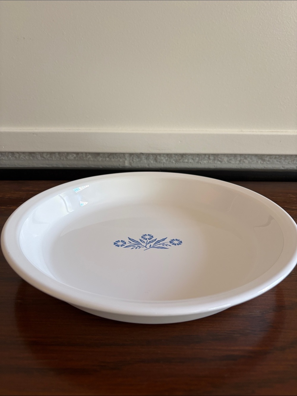 VTG CORNINGWARE Blue Cornflower 9” Pie Pan Plate P-309